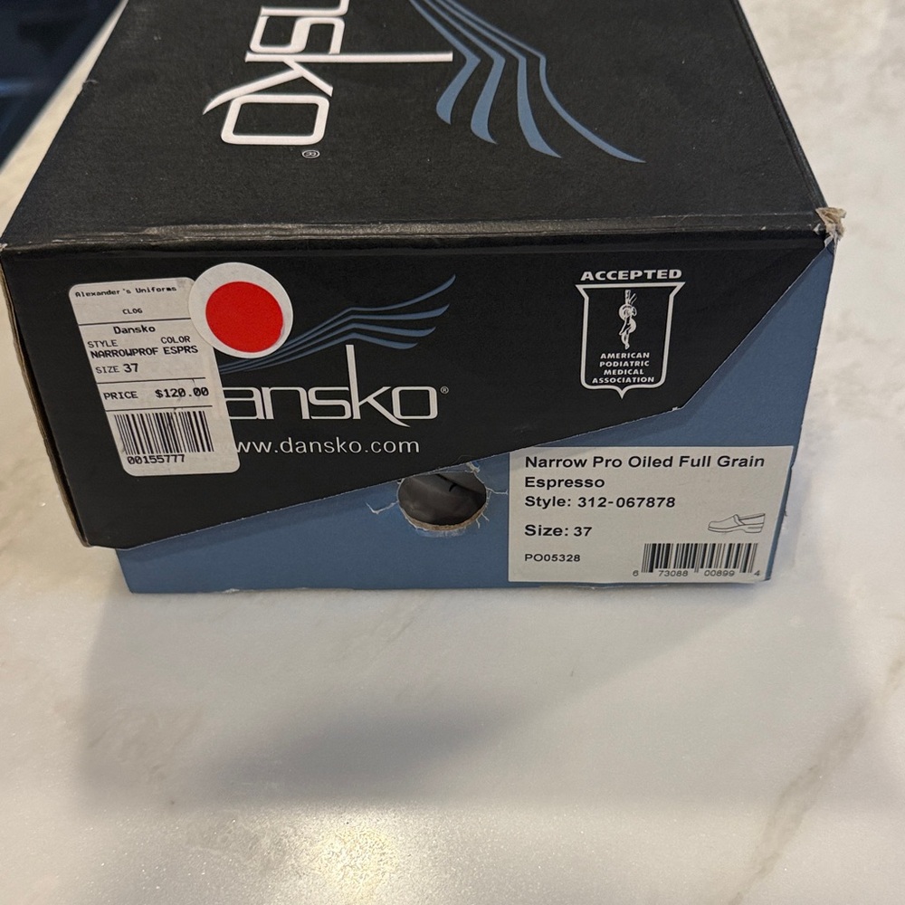 Dansko Espresso Leather Clogs